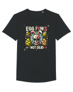 Egg punks not dead Tricou mânecă scurtă guler larg Bărbat Skater