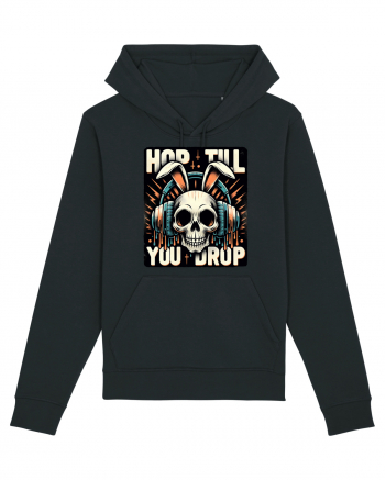 Hop till you drop - punk Easter bunny Black