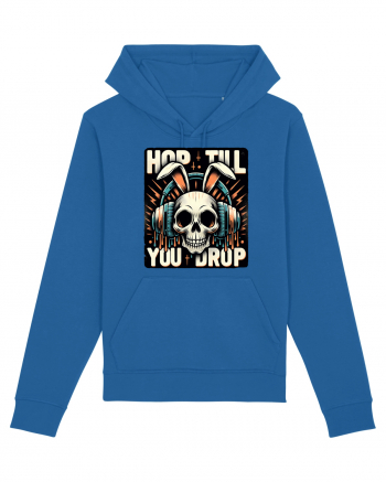 Hop till you drop - punk Easter bunny Royal Blue