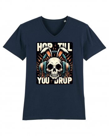 Hop till you drop - punk Easter bunny French Navy