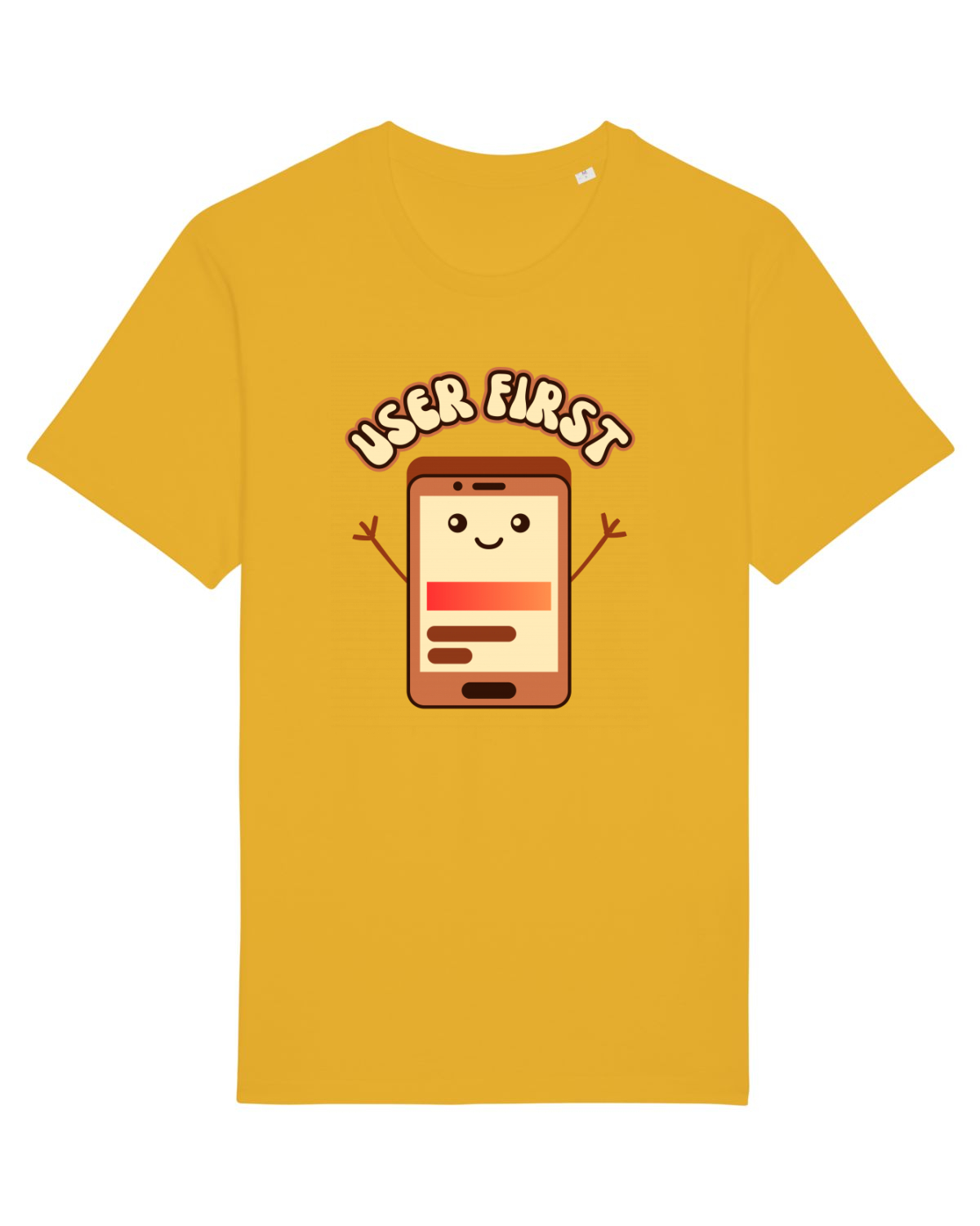 Tricou mânecă scurtă Unisex Rocker Spectra Yellow
