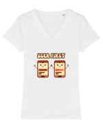 Cute UX-UI Designer Tricou mânecă scurtă guler V Damă Evoker