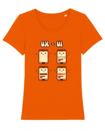 Cute UX-UI Designer Bright Orange