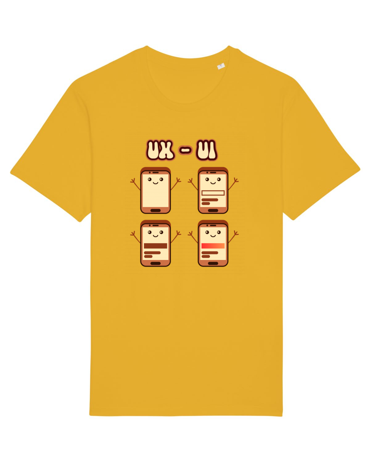 Tricou mânecă scurtă Unisex Rocker Spectra Yellow