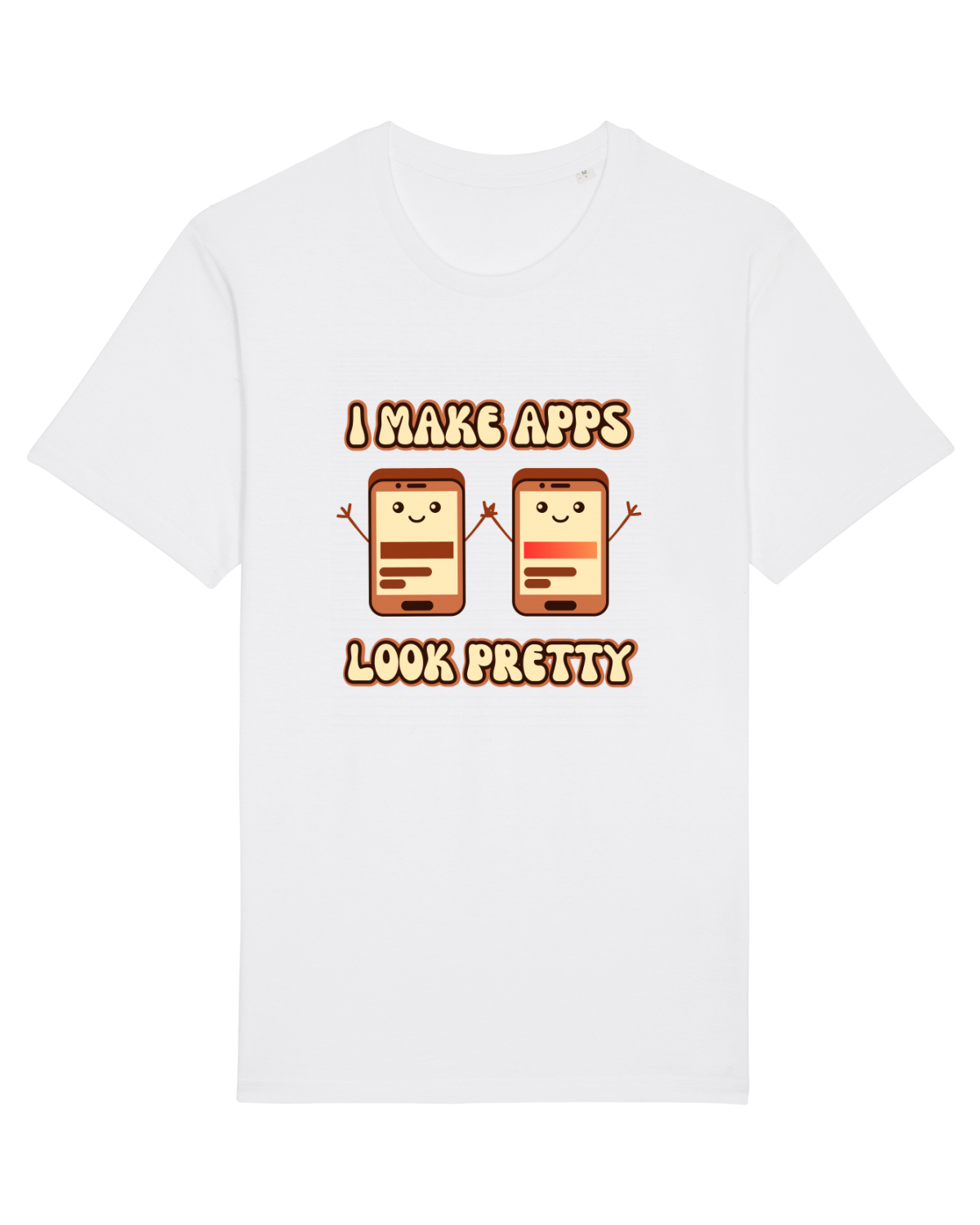 Tricou mânecă scurtă Unisex Rocker White