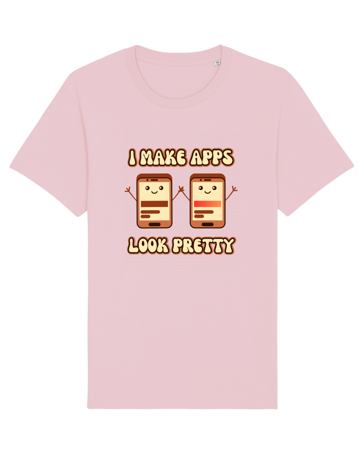 Tricou mânecă scurtă Unisex Rocker Cotton Pink