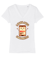 Cute UX-UI Designer Tricou mânecă scurtă guler V Damă Evoker