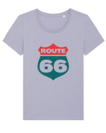 Route 66 Tricou mânecă scurtă guler larg fitted Damă Expresser