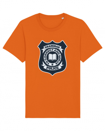 Grammar Police Bright Orange