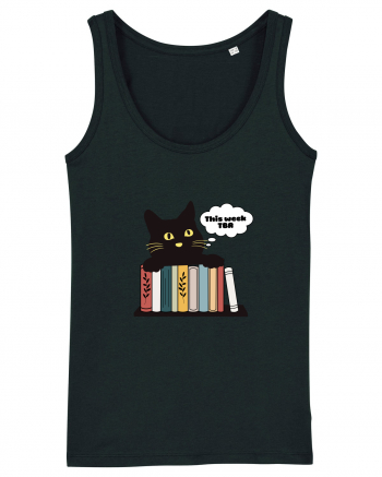 Bookish cat Black