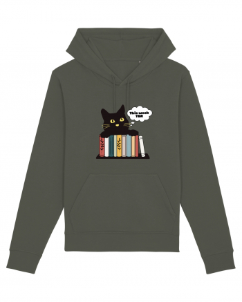 Bookish cat Khaki