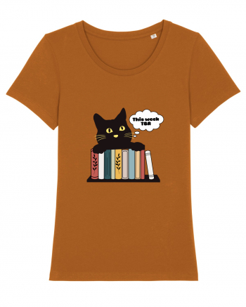 Bookish cat Roasted Orange