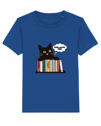 Bookish cat Majorelle Blue