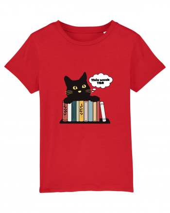 Bookish cat Red