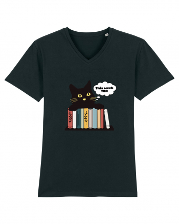 Bookish cat Black