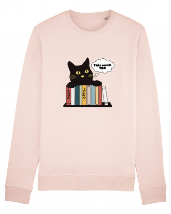 Bookish cat Candy Pink