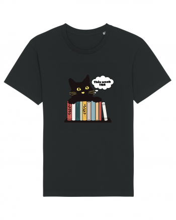 Bookish cat Black