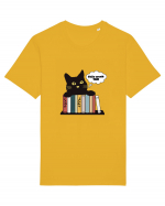 Bookish cat Tricou mânecă scurtă Unisex Rocker