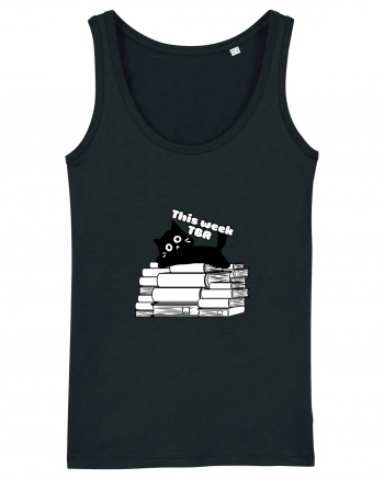 Bookish cat Black