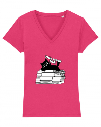 Bookish cat Raspberry