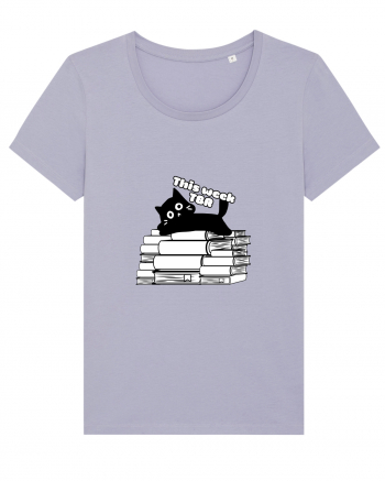 Bookish cat Lavender