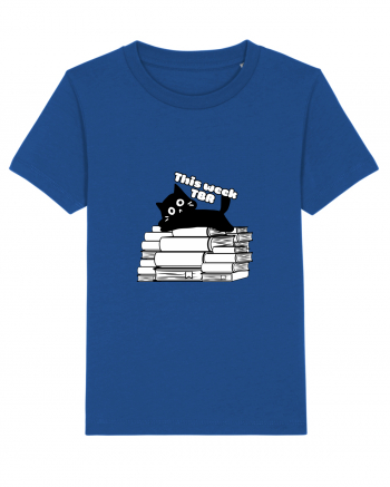 Bookish cat Majorelle Blue