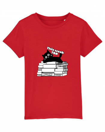 Bookish cat Red