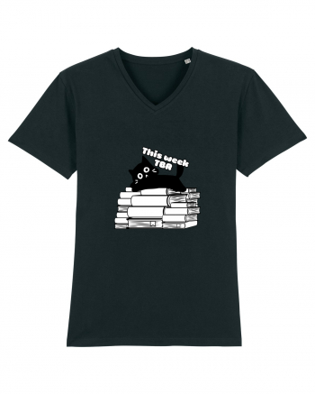 Bookish cat Black