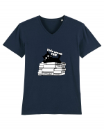 Bookish cat Tricou mânecă scurtă guler V Bărbat Presenter