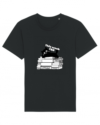 Bookish cat Black