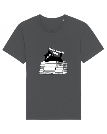 Bookish cat Anthracite