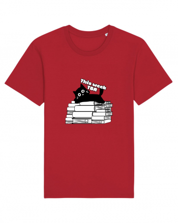 Bookish cat Red