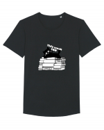 Bookish cat Tricou mânecă scurtă guler larg Bărbat Skater