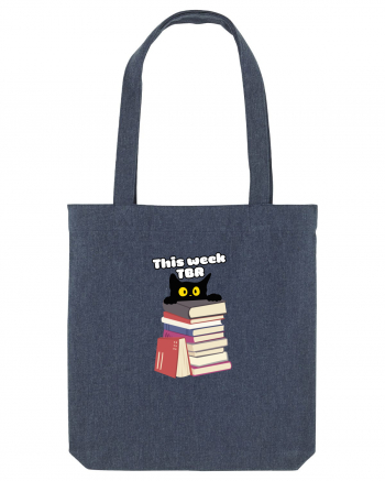 Bookish cat Midnight Blue