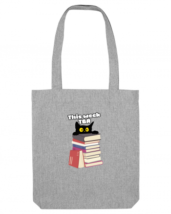 Bookish cat Heather Grey