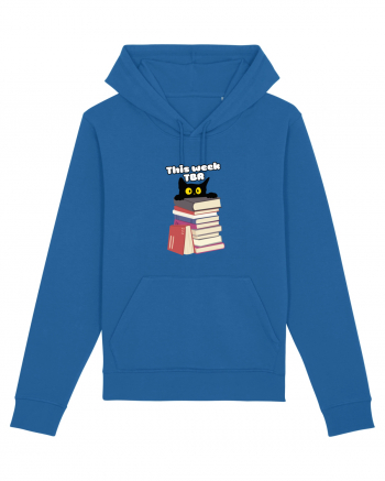 Bookish cat Royal Blue