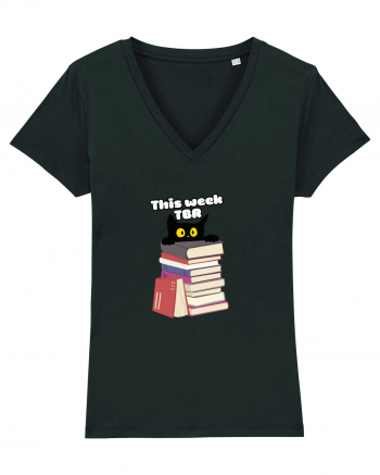 Bookish cat Black