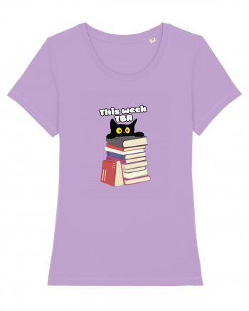 Bookish cat Lavender Dawn