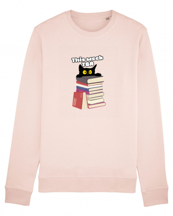 Bookish cat Candy Pink