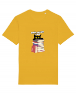 Bookish cat Tricou mânecă scurtă Unisex Rocker