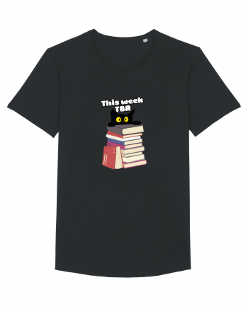 Bookish cat Black