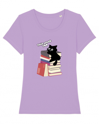 Bookish cat Lavender Dawn