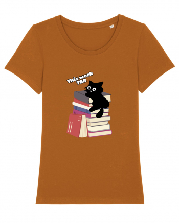 Bookish cat Roasted Orange