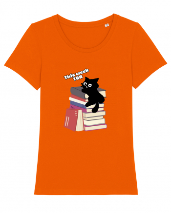 Bookish cat Bright Orange