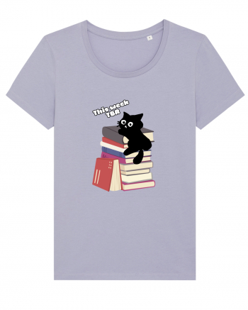 Bookish cat Lavender