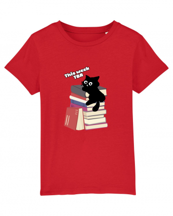 Bookish cat Red