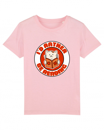 Bookish cat Cotton Pink