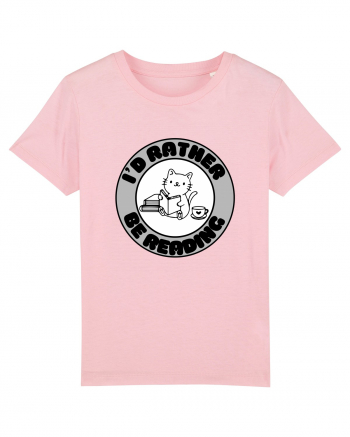 Bookish cat Cotton Pink