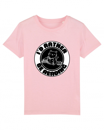 Bookish cat Cotton Pink