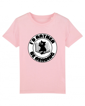 Bookish cat Cotton Pink